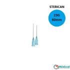 Aiguilles hypodermiques 23G 0.6x60mm, bleues, Sterican BBraun, Boîte de 100