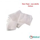 Compresses non stériles en non tissé 4 plis 5 cm x 5 cm sachet de 100 compresses