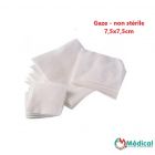 Gamme compresses de Gaze non stériles 8 plis 17 fils 7.5 cm x 7.5 cm