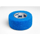 Bande de contention cohésive élastique Coban 3M Couleur Bleue 2.5 cm x 450 cm