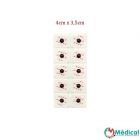 Electrodes 3M Red Dot - adhésif conducteur - Adulte - tenue 5 jours 4 cm x 3,5 cm Mousse, radiotransparente
