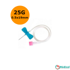 Microperfuseur à ailettes SURFLO, 25G, 0.5 x 19 mm, orange Terumo, La boîte de 50