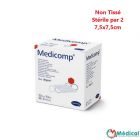 Compresses non-tissé stériles MEDICOMP Hartmann 30 g 7.5x7.5, 100 sachets de 2