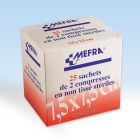 Compresses non-tissées MEFRA stériles 10cm x 10cm