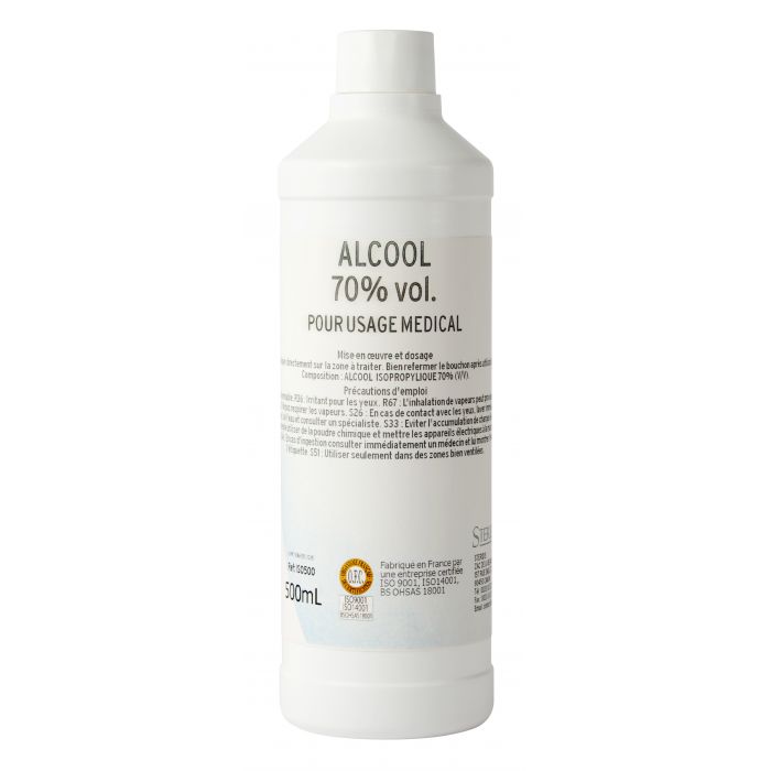 Alcool isopropylique 70° Ront recharge 500ml