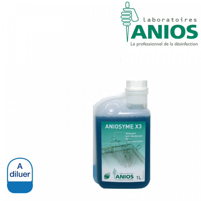 Aniosyme X3 - Détergent Pré-désinfectant pour Instrument - Anios