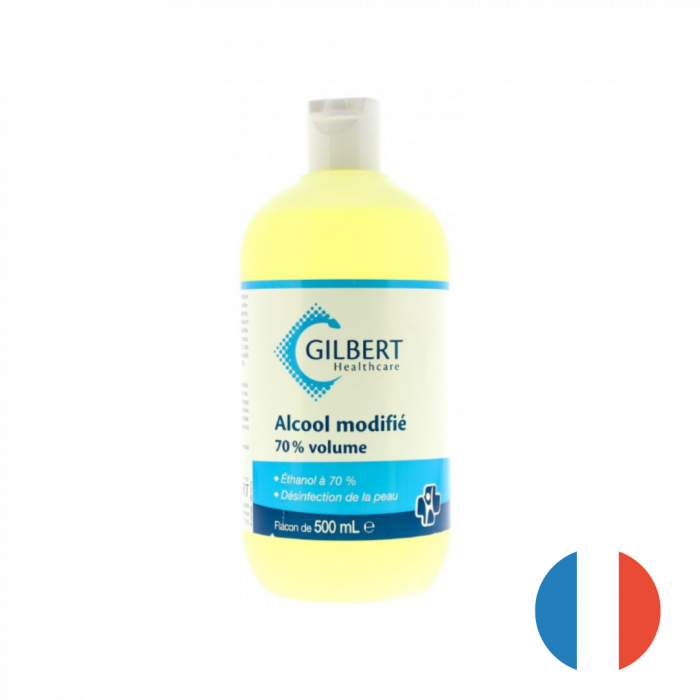 Alcool Modifié 70° biocide Gilbert 500 ml - FM Medical