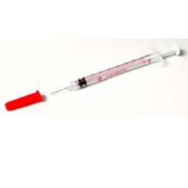 Siringa Per Insulina Extrafine 1ml 100 UI Ago Removibile 26 Gauge 0,45x12mm 1 Pezzo - Foto 3