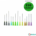 Aiguilles Microlance BD 21G 0,80x40mm Vert, boîte de 100