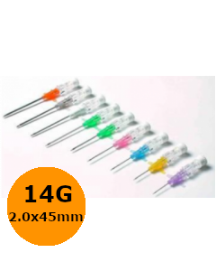 Surshield Versatus - Cathéter court sécurisé 14G 2,0x45mm, Orange, boîte de 50