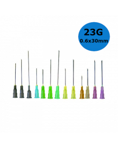 Aiguilles Microlance BD 23G x 1 1/4, 0.6 x 30mm, bleu, boîte de 100