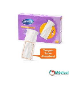 Care Bag URINAL MASCULIN JETABLE, boîte de 20