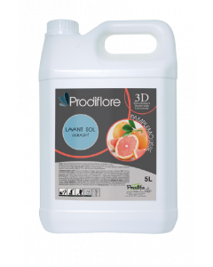 3D parfum pamplemousse, Détergent, Désinfectant, Surodorant pour les sols, bidon 5L