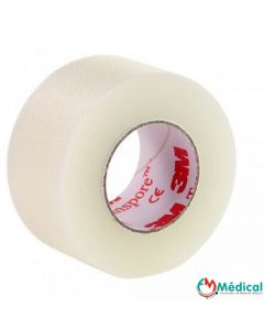 Transpore sans dévidoir 3M r1527-1 2.5 cm x 9.14 m, boîte de 12 rouleaux