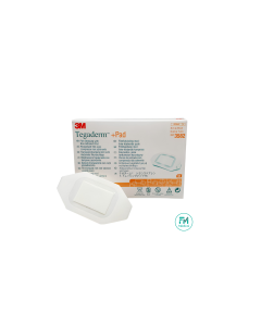 Tegaderm+pad transparent stérile avec compresse absorbante 3M 3582 5x7cm par boite de 50