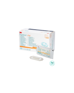 Tegaderm+pad transparent stérile avec compresse absorbante 3M 3584 6 cm x 10 cm par boite de 50