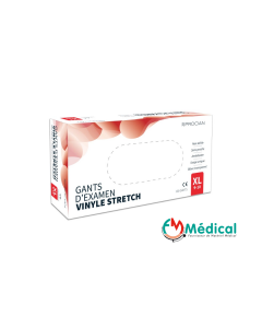 Gants vinyle non poudrés Procian taille XL, boîte de 100