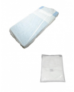 KIT LITERIE EN SMS avec Drap plat, Drap housse et Taie d’oreiller