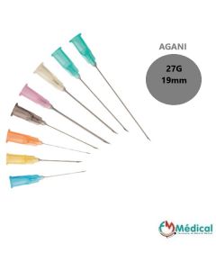 Aiguilles Agani Terumo 27G 0,4x19mm, Gris, Boîte de 100