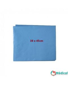 Champs stériles non-tissé/PE, non troué, 38x45cm, Boîte de 145