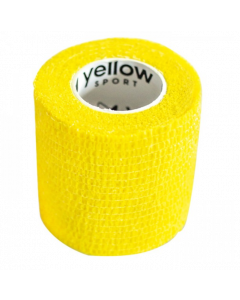 Bande cohésive élastique JAUNE 5cm x 450 cm, Boite de 12