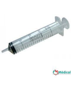 Seringue 3 pièces 20ml embout excentré BD Plastipak, boite de 120