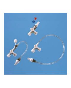 Robinet BD Connecta 3 Voies, Rotation 360°, Blanc, Boîte de 100