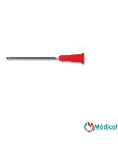Aiguille de transfert de sécurité sans filtre BD Blunt™ 18G 40mm, Rouge, boite de 100