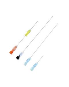 Aiguilles à ponction lombaire 18G 90mm x 1,2mm, Rose, boîte de 25