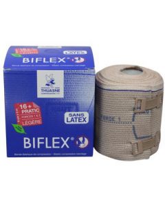Bande de contention BIFLEX 8cm x 5m force 16+ etalonnee classe 1/2