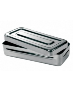 Boîte de stérilisation en inox 20 x 10 x 5 cm