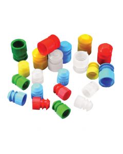 Bouchons à ailettes, rouge