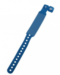 Bracelet d’identité ENFANT BLEU boîte de 100