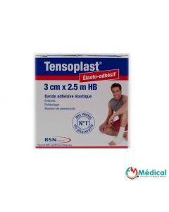 TENSOPLAST  Bande adhésive élastique 3cm x 2.5M