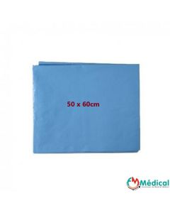 Champs stériles non-tissé/PE, 2 plis non troué,sans adhésif 50 x 60cm, Boîte de 60