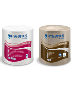 HYGENIUS hands White 620 essuie-mains blanc en rouleau par 6