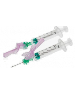 Aiguille de sécurité pour injection BD Eclipse™ 21G 25mm vert, boîte de 100