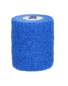 Bande de contention cohésive élastique Coban 3M Couleur Bleue 7.5 cm x 450 cm