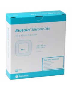 Biatain Silicone Lite pansements hydrocellulaires adhésifs - 5 x 12.5 cm - Boîte de 10