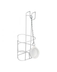 Porte urinal plastifié, avec bouchon