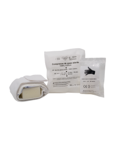 Kit coussin hémostatique d’urgence, modèle 8x8x3 cm, l'unité