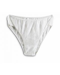 Slip/Culotte jetable non-tissé 2 plis. Médium , sachet de 100