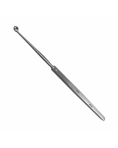 Curette pleine métallique stériles 4mm, l'unité