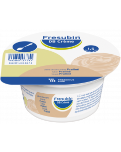 FRESUBIN DB Crème PRALINE, Pack de 4 pots de 125 g
