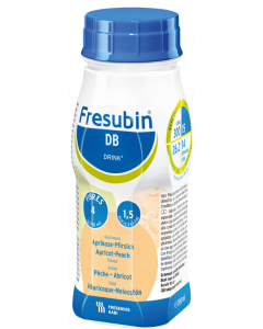 FRESUBIN DB DRINK Pêche - Abricot Pack de 4 Bouteilles de 200ml