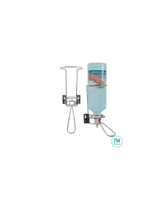DISTRIBUTEUR MURAL INOX pour poche de 1 litre airless