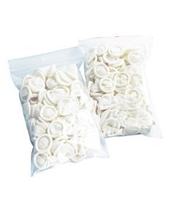 Doigtiers latex Taille M 2.7 cm x 7 cm le sachet de 100