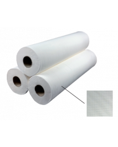 Draps d'examen double épaisseur gaufré collé, 135 formats, 60x35cm, le rouleau