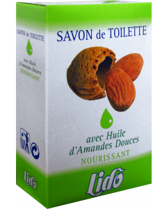 LIDO Savon de toilette Huile Amande douce 2 x 150 gr 