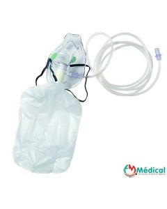 Masque O² pédiatrique haute concentration avec tubulure